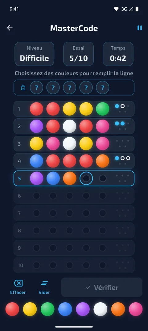 Partie de MasterCode