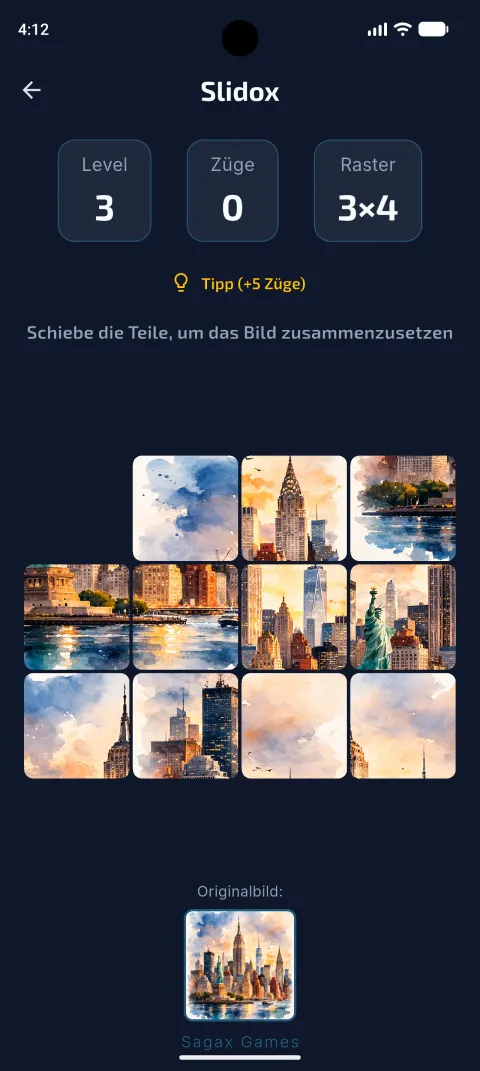 Slidox-Spielszene